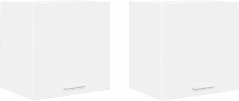 Hängeschrank Riga 2 pcs Weiß 40 x 31 x 40 cm Holzwerkstoff vidaXL