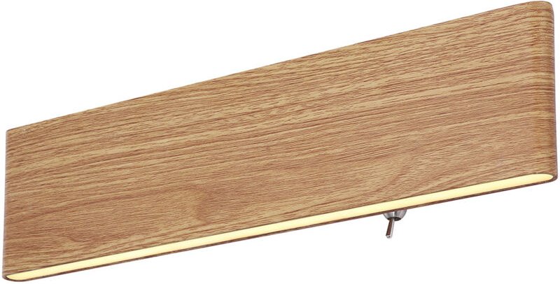 Wandleuchte - Siegfried - natürlich - metall - led - - Globo