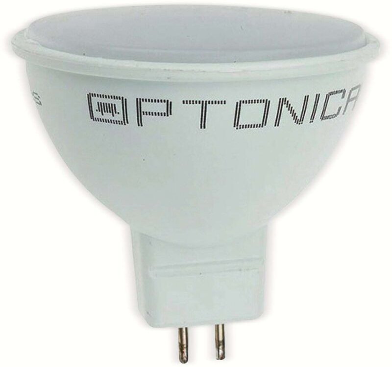 Thumbnail - LED-Lampe 1195, GU5,3, MR16, eek f, 7 w, 560 lm, 4500 k - Optonica