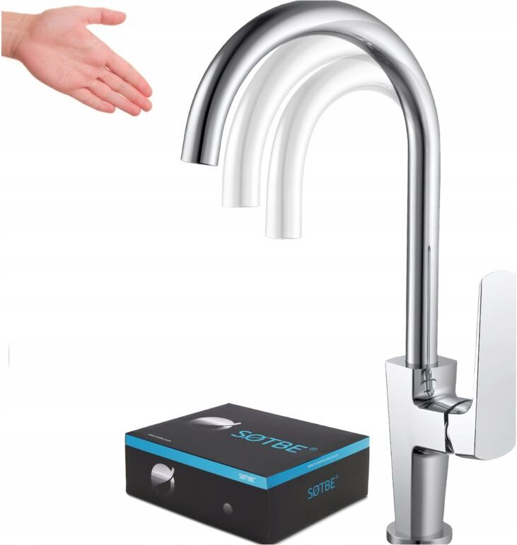 SOTBE Aufsatzwaschtischarmatur mit beweglichem Auslauf