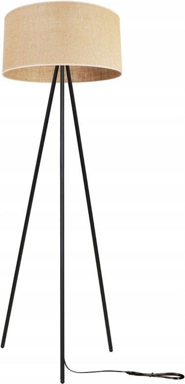 Stehlampe mit Dreibein, Lampenschirm aus Metall, 45 cm