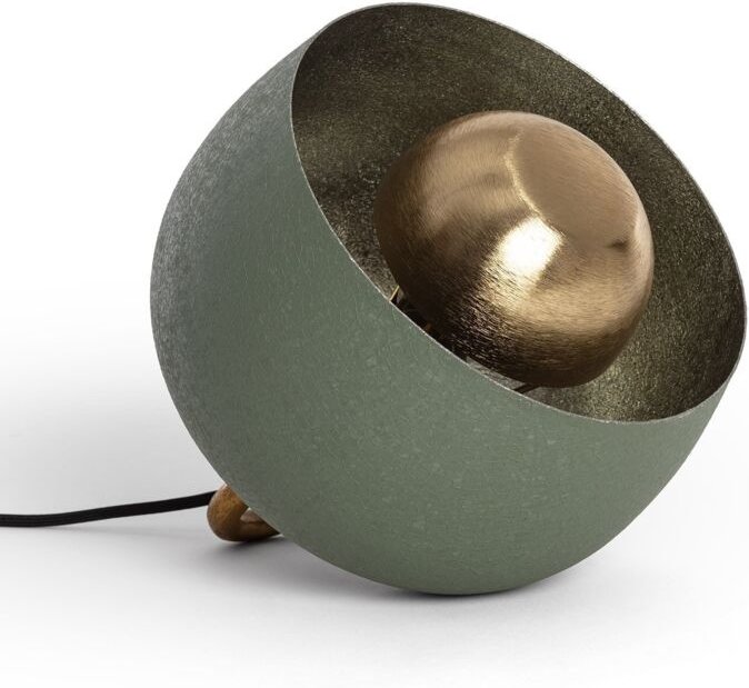 Tischlampe aus Metall Sohail Grün