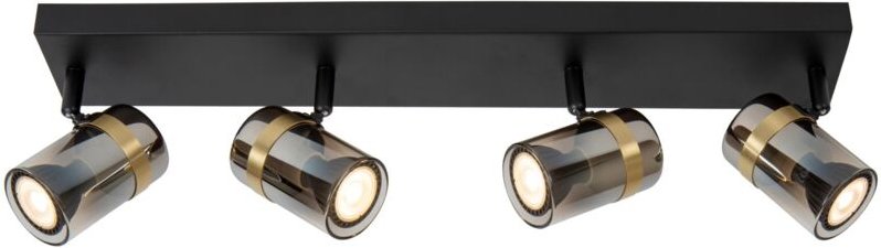 Lucide - upton - Deckenstrahler - 4xGU10 - Rauchfarbe Grau