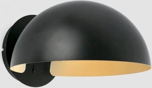 DOMINICA Schwarze Wandleuchte 20031-123