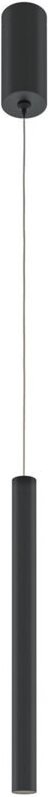 Maytoni Pro Base Moderne, schlanke Pendel-Deckenleuchte, Schwarz, 4000 K, 500 lm