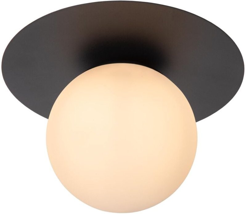 Tricia - Deckenleuchte - ø 25 cm - 1xE27 - Schwarz - Lucide