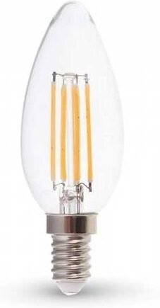 Thumbnail - V-TAC VT-2127 LED birne kerze glühfaden e14 6W neutralweiß 4000K - SKU 7424