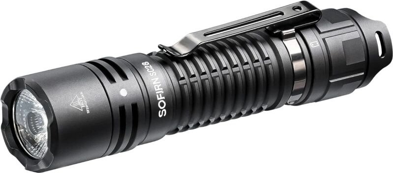 Anwendbar SC28 LED-Taschenlampe, 2800 Lumen, taktische Taschenlampe, wiederaufladbar, ultrastarkes EDC-Licht, für Campin...