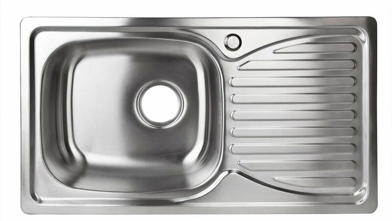 Stabilo-sanitaer - Edelstahl Spüle 'Hemera l' rechteckig mit rechtsseitiger