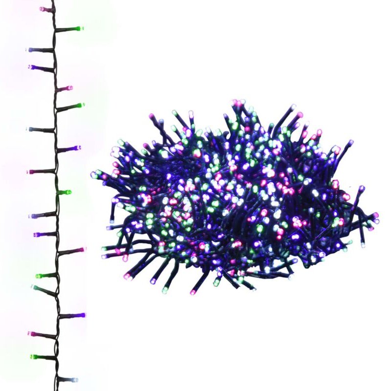 Vidaxl - LED-Lichterkette mit 2000 LEDs Pastell Mehrfarbig 45 m pvc