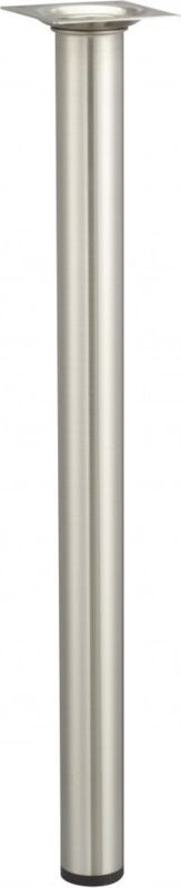 Thumbnail - Hettich - Tischbein 3,0 x 40 cm Edelstahl-Optik - 1 Stück Tischbeine