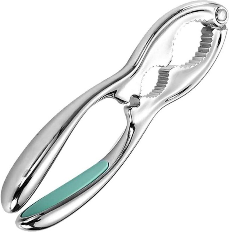 Nussknacker, robuster Nussknacker aus Metall mit rutschfestem Griff, Nussknacker, Nussknacker für Nüsse und Meeresfrücht...