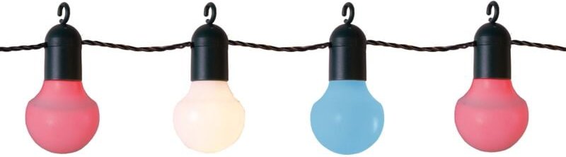Star - Best Season 476-22 LED-Lichterkette Partyball, 20-teilig, bunt