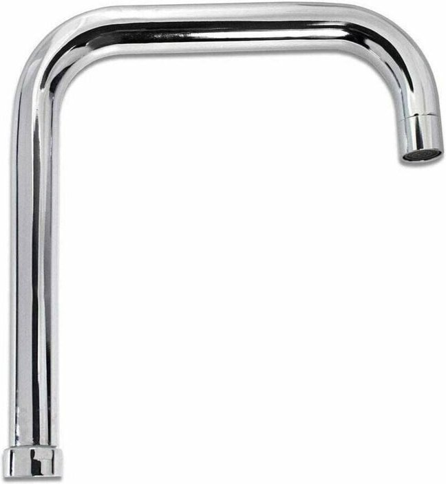 Küchenarmatur, 26 cm, poliertes Chrom, Ersatzauslauf – - Ymyny