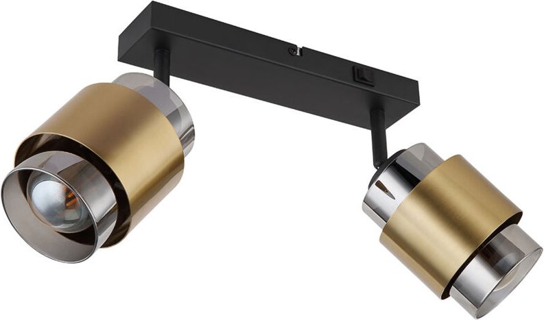 Globo - spot - Milley - messing schwarz - metall - aufbauleuchte