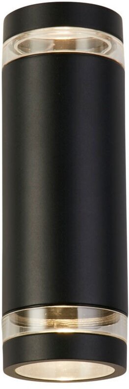 Searchlight Austin Outdoor Up Down Wandleuchte Schwarz