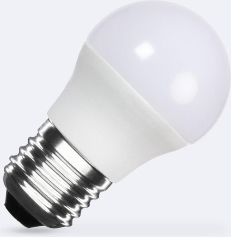 Efectoled - LED-Glühbirne 12/24V E27 5W 400 lm G45 No Flicker 3000K Warmweiß