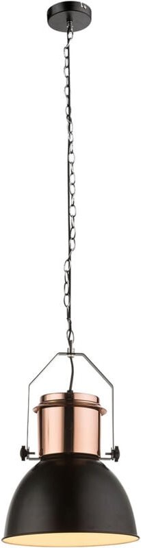 Hängeleuchte - Kutum - kupferne schwarz - metall - ø 27cm - Globo