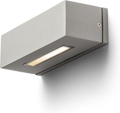 Wandleuchte woop silber grau 230V R7s 78mm 48W IP54