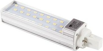 Silver Electronics - plc LED-Glühbirne G24d 10W 230V 5000K PL-G24D