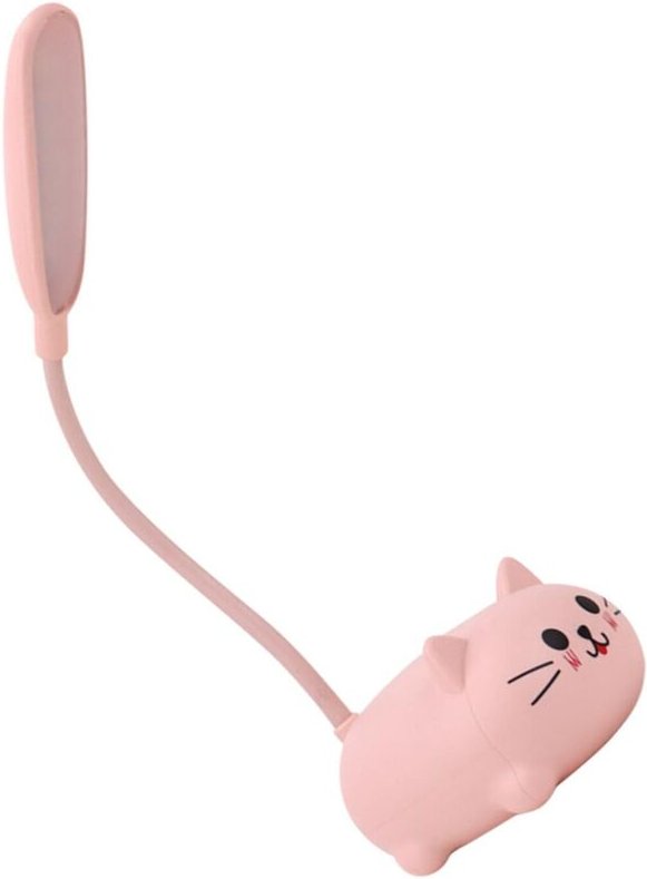 Tischleuchte – LED-Schreibtischlampe – Schreibtischlampe für Studenten – Nachttischlampe – Katzenmotiv – USB-aufladbar –...