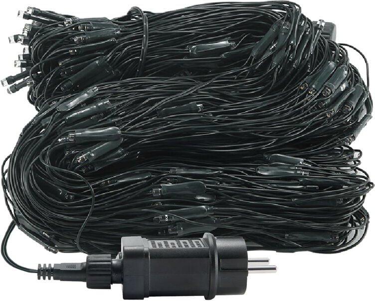 Outdoor-Lichterketten LED Lichternetz Lichterkettennetz Außen und Innen 3x2m Lichterkette Netz mit stecker, 8 Modi IP44 ...