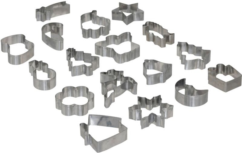 Weihnachtsausstechformen, 18er-Set