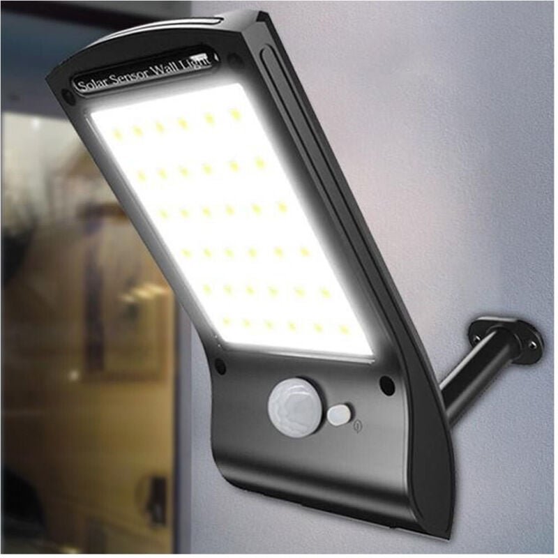 Trade Shop Traesio - Trade Shop - Solarleuchte 36 led Bewegungsmelder Garten linq L808B -