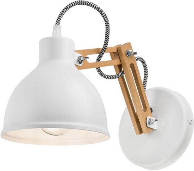 Lamkur Marcello Adjustable Dome Wandleuchte Weiß, 1x E27