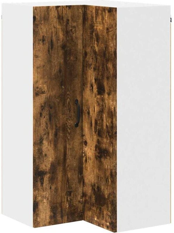 Küchenhängeschrank mit Regal Geräucherte Eiche 57 x 57 x 100 cm vidaXL