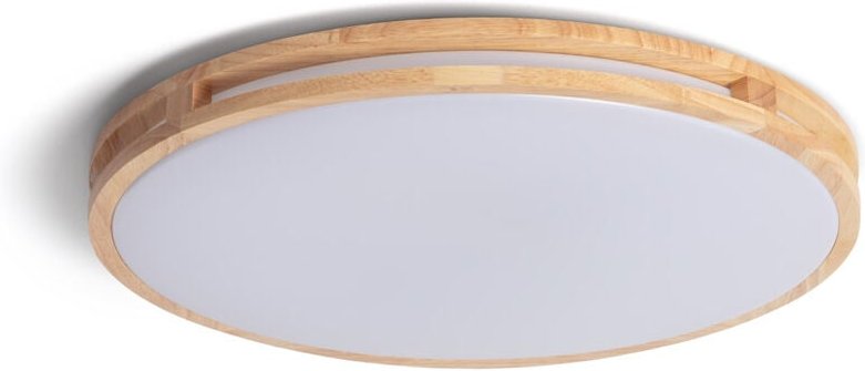 LED-Deckenleuchte 20W Rund Holz Ø405 mm CCT Wählbar Donati Holz