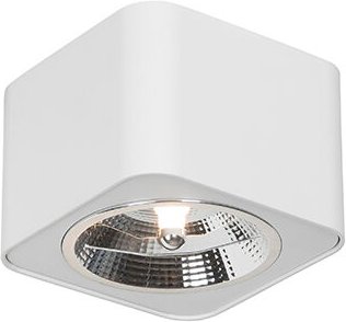 Moderner Aufbaustrahler weiß quadratisch GU10 111mm - Boxer