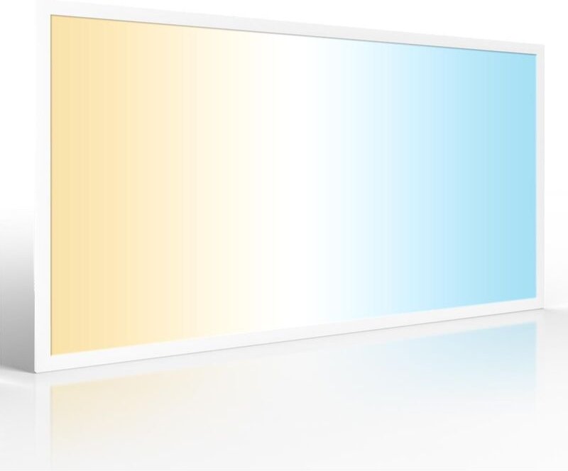 CCT LED Panel 120x60cm 24V 60W Rahmen weiss