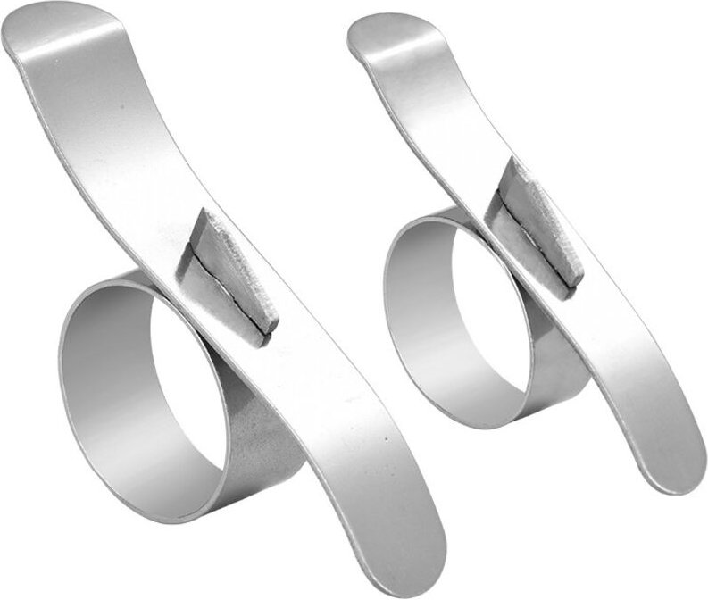 2-teiliger Orangenschälerring aus Edelstahl zum Schälen von Obst und Zitrusfrüchten, Orangenöffner für Zuhause
