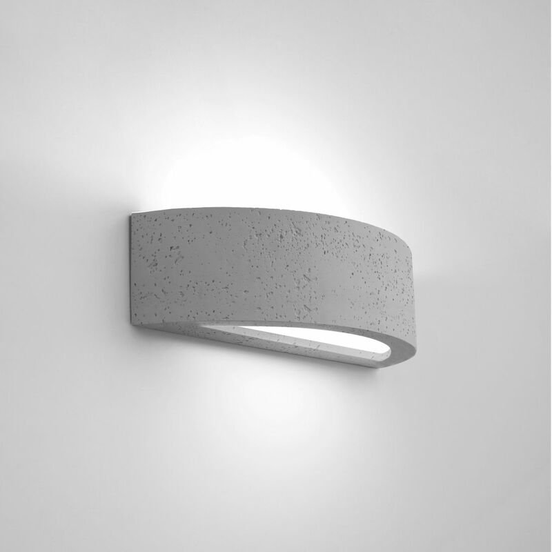 Halbrunde Wandlampe arch in Weiß