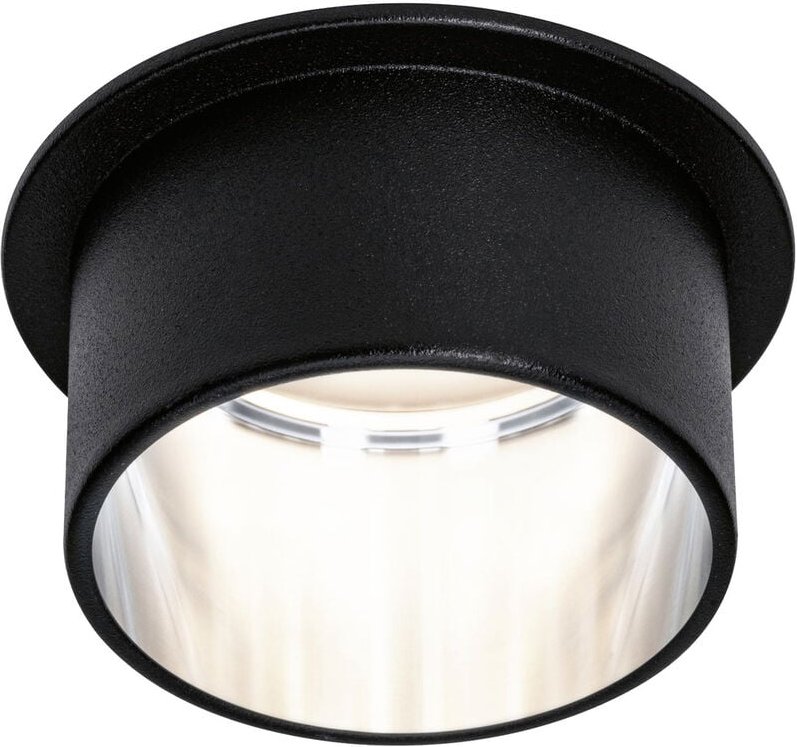 93382 LED-Einbauleuchte Leuchtmittel Bausatz Glas led fest eingebaut 6.5 w Weiß, Eisen - Paulmann