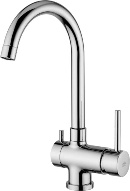 Spültischmischer mit Reinwasserzulauf und Schwenkauslauf Paffoni Stick SK190CR Chrom