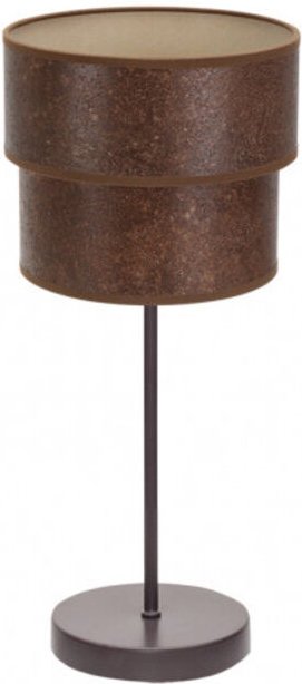 Doppel-Tischleuchte smile 1xe14 braun/rost 44x18x18 cm