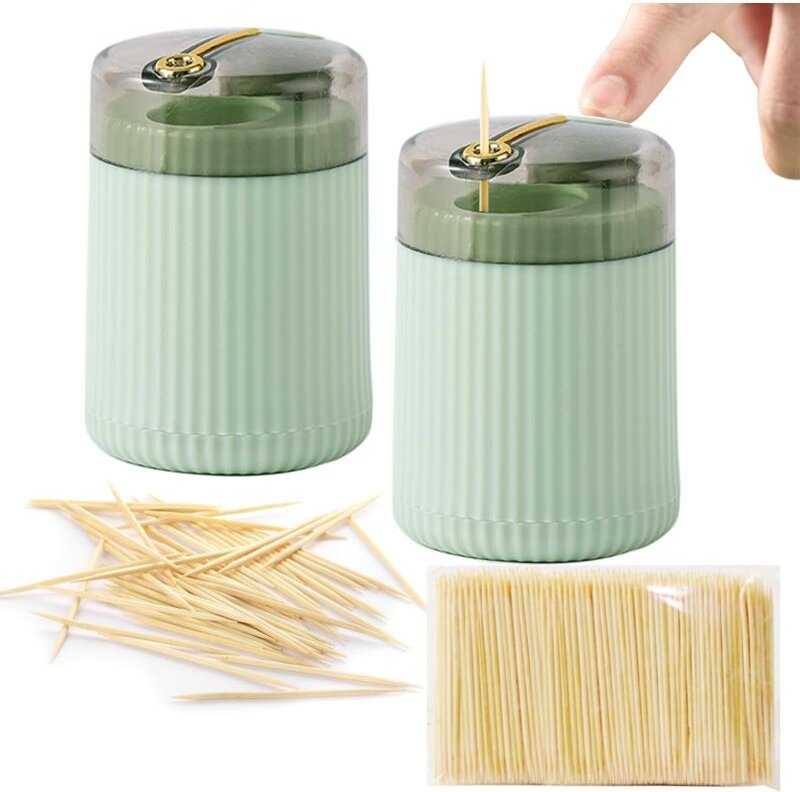 Stück automatischer Zahnstocherhalter, kreative Zahnstocherbox, Zahnstocherspender, Zahnstocherbox zur Zahnreinigung, Kü...