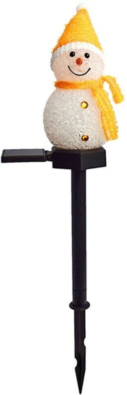 Tlily - Weihnachten Solarbetriebene LED-Licht Dekor Gartenlampen Gelb