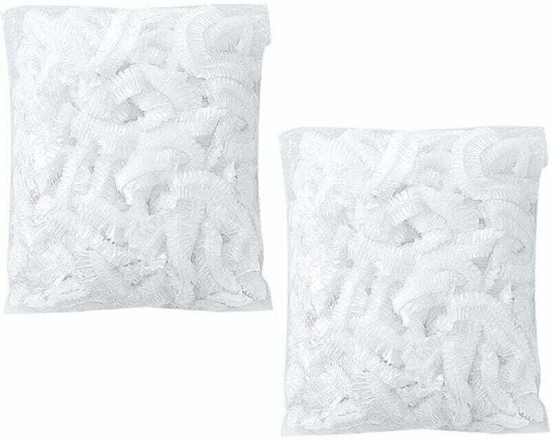 200 Stück elastische Lebensmittelaufbewahrungshüllen, wiederverwendbare Schüssel- und Tellerabdeckungen, XU, Lebensmitte...