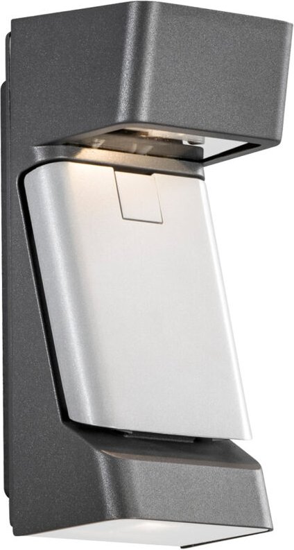 LED Außenwandleuchte RAVENNA Anthrazit mit integrierter Wasserwaage