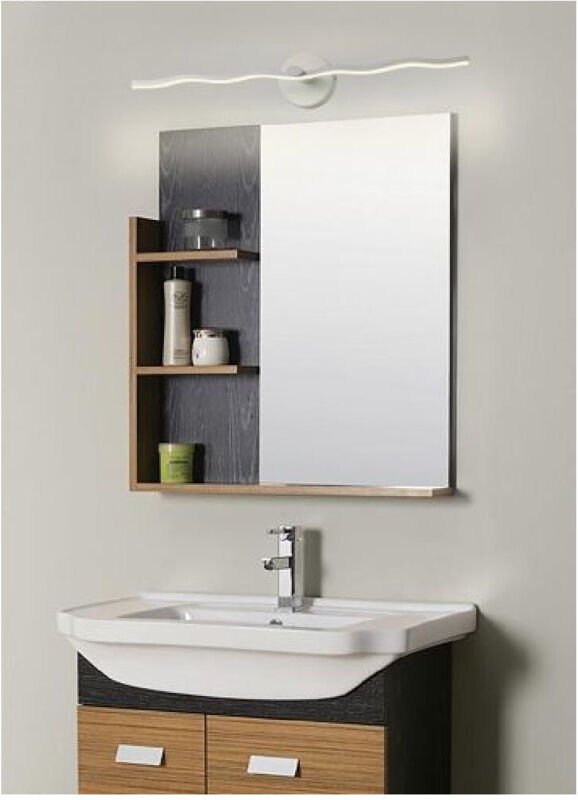 Trade Shop Traesio - Trade Shop - led Spiegelleuchte Moderne Wandleuchte Natürliches Kaltlicht 10 Watt 800lm F12 -