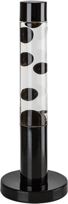 Dekorative Lavalampe schwarz für Wohnzimmer Schlafzimmer LED 25W LAVASTIC Rabalux