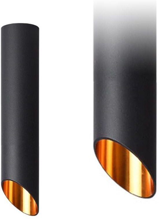 Toolight - deckenlampe black gold 30 cm APP572-1C