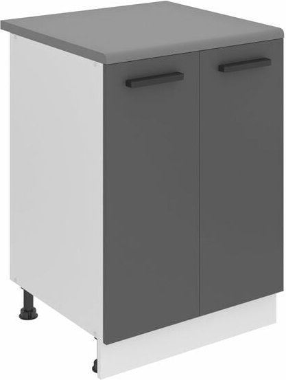 Unterschrank Küche, Küchenunterschrank 60 cm Breite. SD2 Küchenunterschrank mit Arbeitsplatte. Küchenschrank mit 2 Türen...