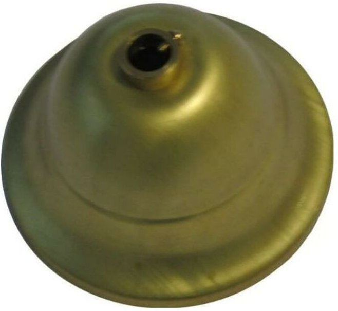 Electraline - rosette durchmesser 90mm metall glatt messing - 70610