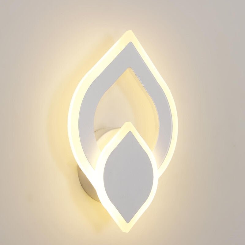 Thumbnail - Comely - LED-Wandleuchte für den Innenbereich, 16 w, moderne LED-Wandlampe, weiß, 1800 lm, Wandleuchte im Acrylblumen-De...
