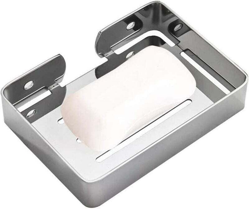 Seifenschale für die Dusche Douc Bar 304 Edelstahl Seifenschale Seifensparschale Schwamm Wandhalterung