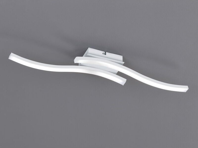 Thumbnail - Trio Lighting - RoutengefÜhrte deckenleuchte 2 weiße wellenstÄbe l. 54cm r62472131